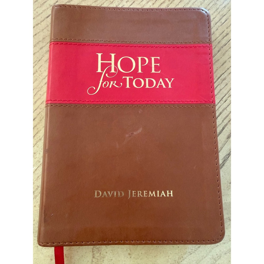 David Jeremiah Hope for Today Daily Devotional Faux Leather 2016 Edition